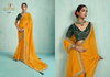 Adra By Suma Chiffon Saree With Zari Sequince Border Work Fancy Saree Exporters In India